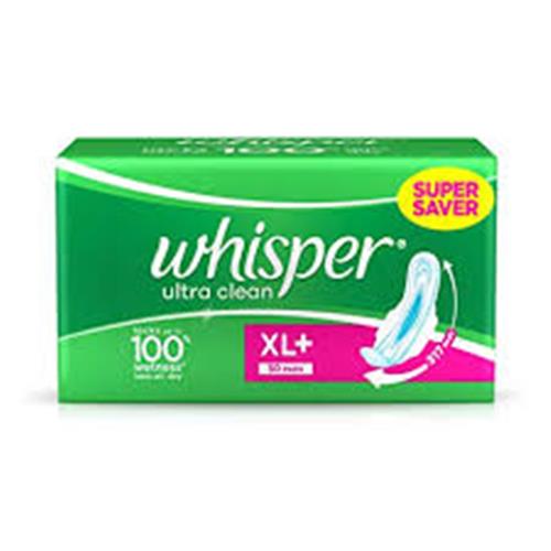 WHISPER ULTRA CLEAN XL 30 PADS..